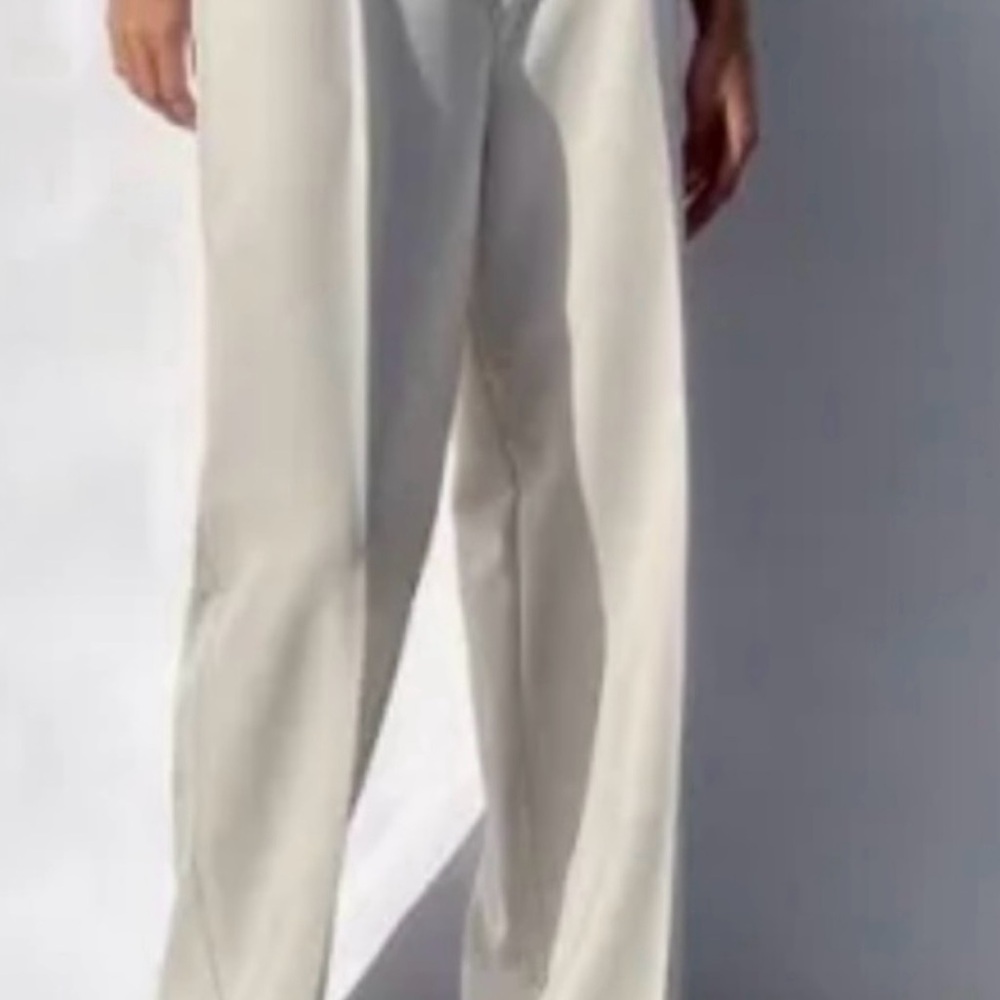 Zara Woman’s  Elegant Cream Trousers